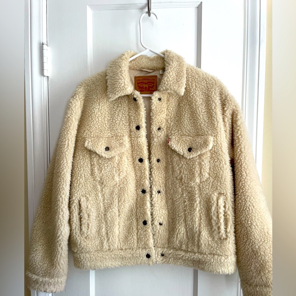 NWOT Levi’s Faux Shearling Jacket Women’s Small